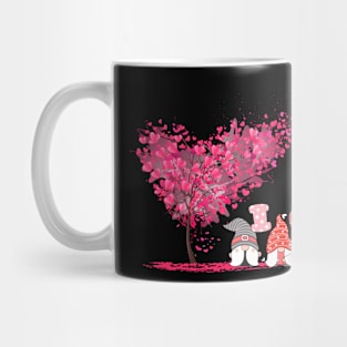 Love Tree Next To Gnomies Valentine's Day Mug